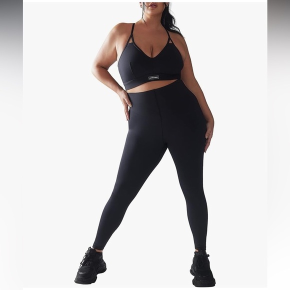 Savage X Fenty Main Player High Waisted Active Yoga Workout Black Legging 3X - Picture 7 of 16